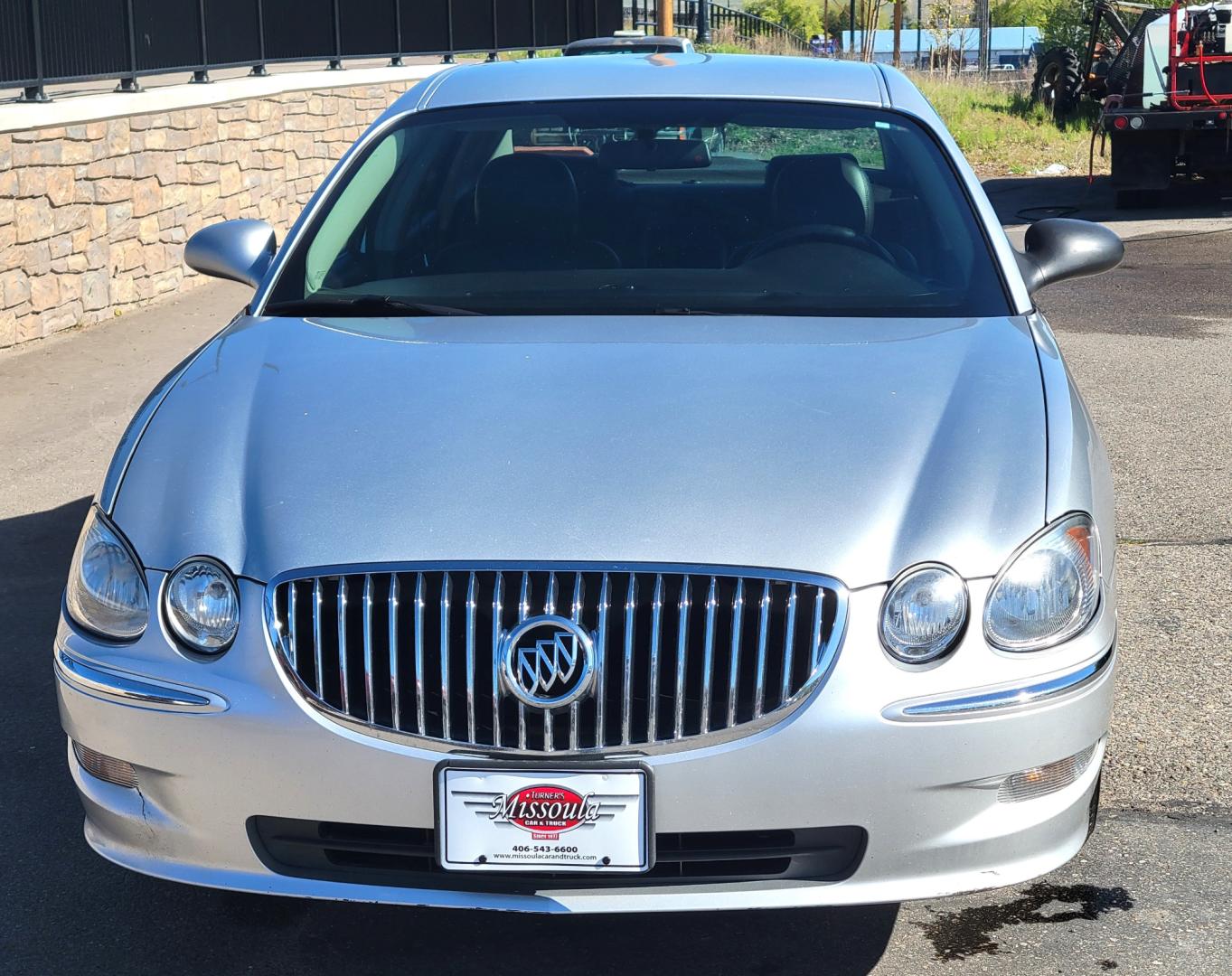 2009 Silver /Black Buick LaCrosse (2G4WD582091) with an 3.8L V6 engine, 5 Speed Automatic transmission, located at 450 N Russell, Missoula, MT, 59801, (406) 543-6600, 46.874496, -114.017433 - Really Nice Buick Sedan. 3.8L V6 Engine. Automatic Transmission. Leather Heated Seats. Air. Cruise. Tilt. Power Windows and Locks. Good Michelin Tires. Remote Start. Does have a Branded Title because of a clerical error in North Dakota so financing isn't available. - Photo#2